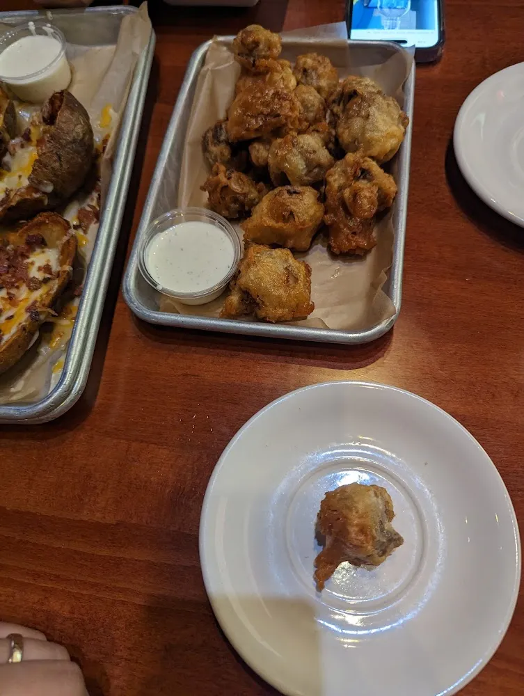 Golden Fried Mushrooms